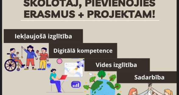 J Erasmus projekts - aicinājums