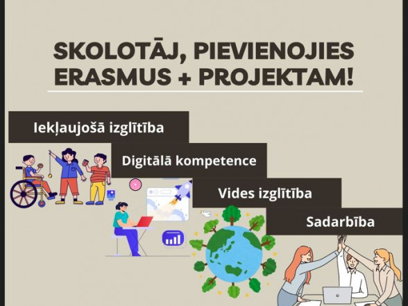 J Erasmus projekts - aicinājums